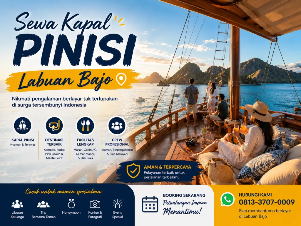 Sewa Kapal Phinisi Di Labuan Lombok